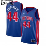 Maillot NBA Detroit Pistons Bojan Bogdanovic 44 Nike 2022-23 Icon Edition Bleu Swingman - Enfant